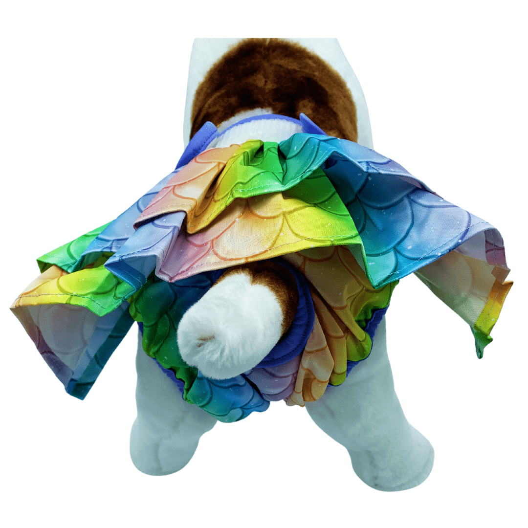 Loopsheidrokje Unicorn – Wasbaar & verstelbaar met klittenband voor teefjes bij loopsheid