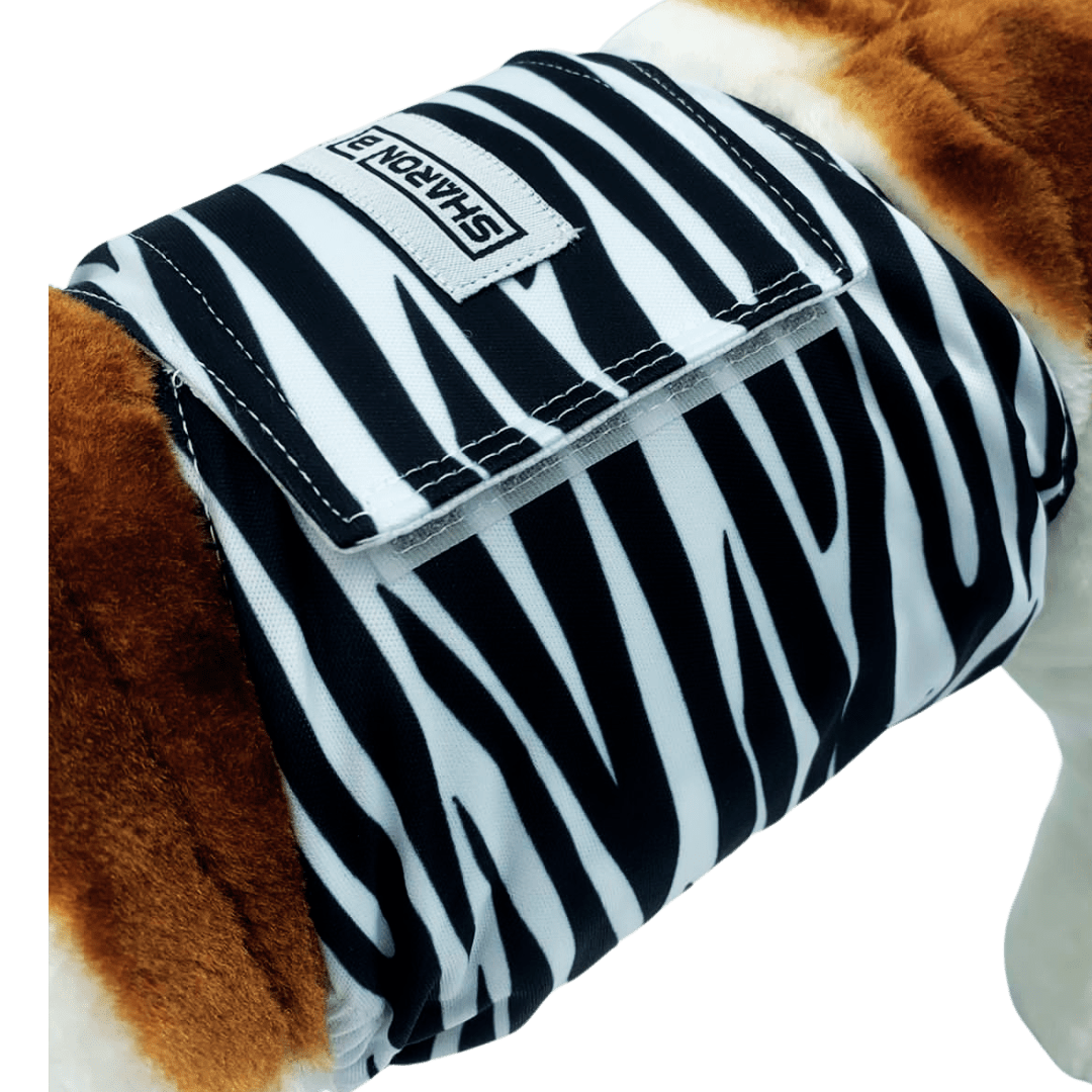 Hondenluier Zebra - tegen incontinentie & markeerdrang