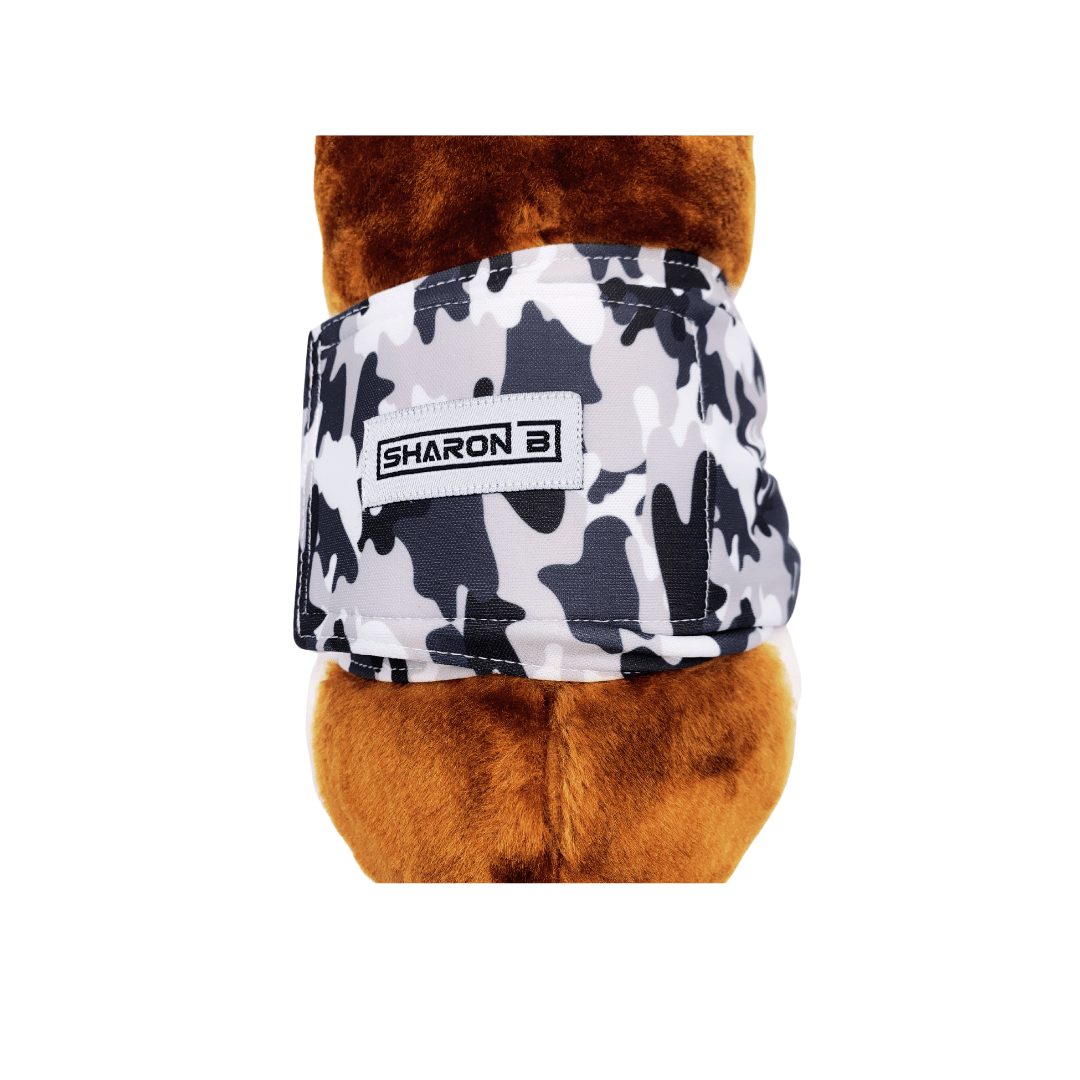 Hondenluier Camo Grijs – wasbaar & herbruikbaar bij incontinentie