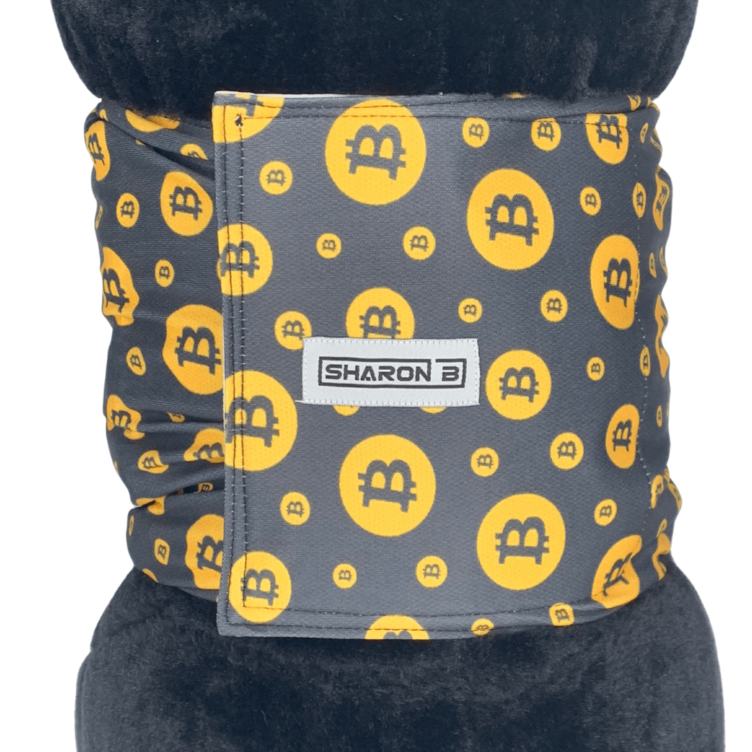 Hondenluier Bitcoin – Trendy plasband voor reuen met incontinentie