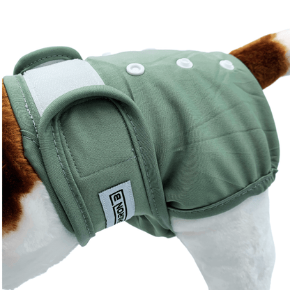 Loopsheidbroekje Grijs – Wasbaar & verstelbaar voor teefjes bij loopsheid en incontinentie